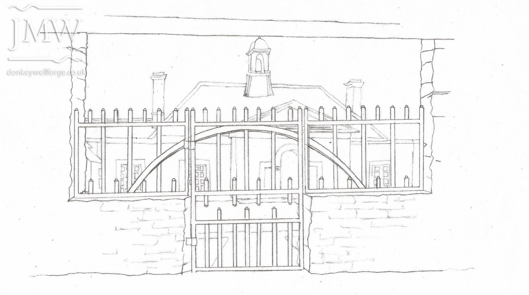country-estate-gate-design-sketch