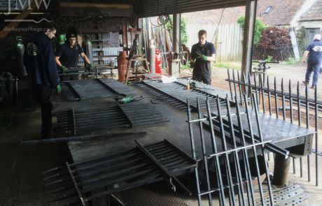 georgian-traditional-ironwork-railings-cirencester-making