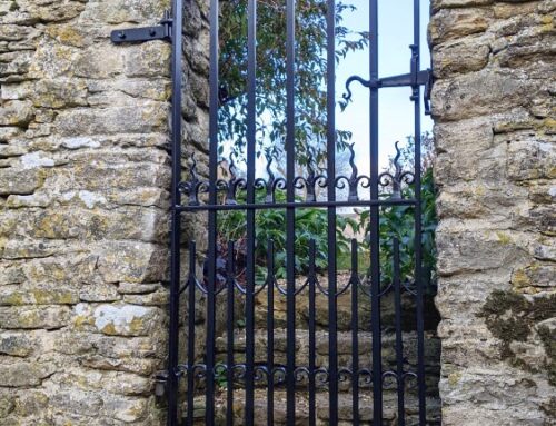 Traditionally Forged Ornate Garden Gate